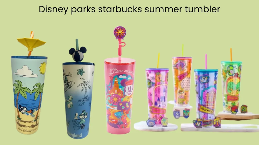disney parks starbucks summer tumbler