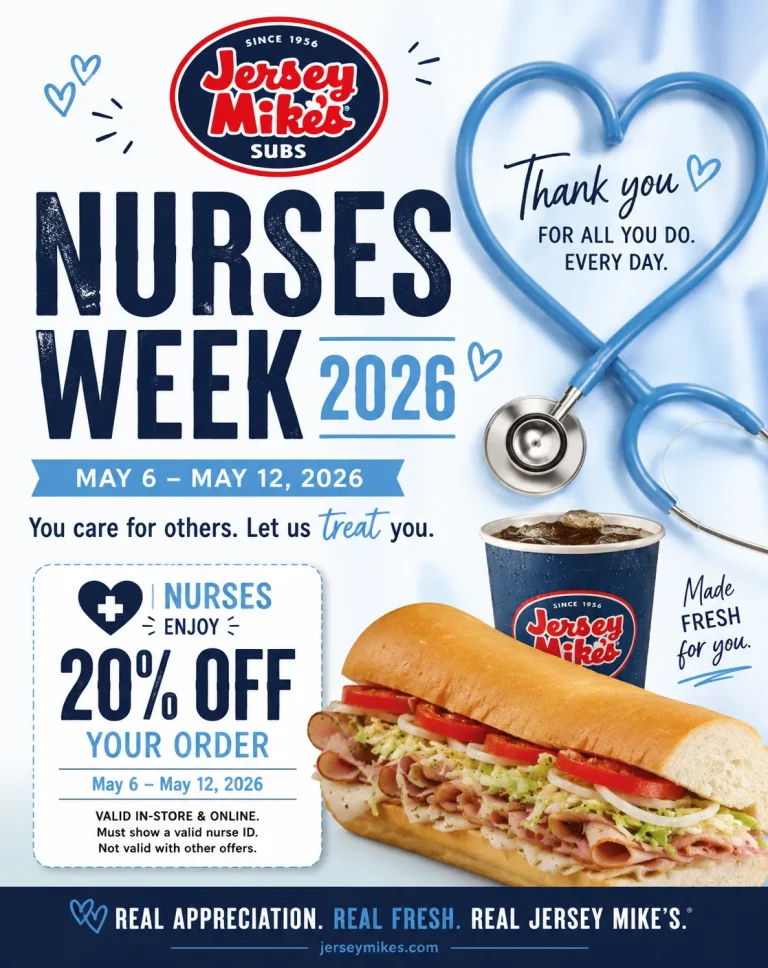 jersey mike's nurses week 2026