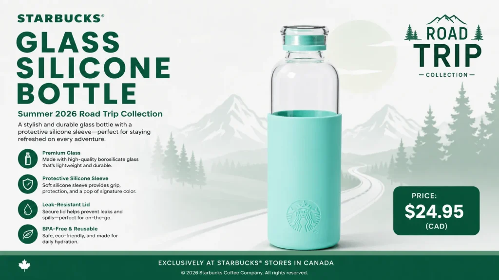 starbucks Glass Silicone Bottle