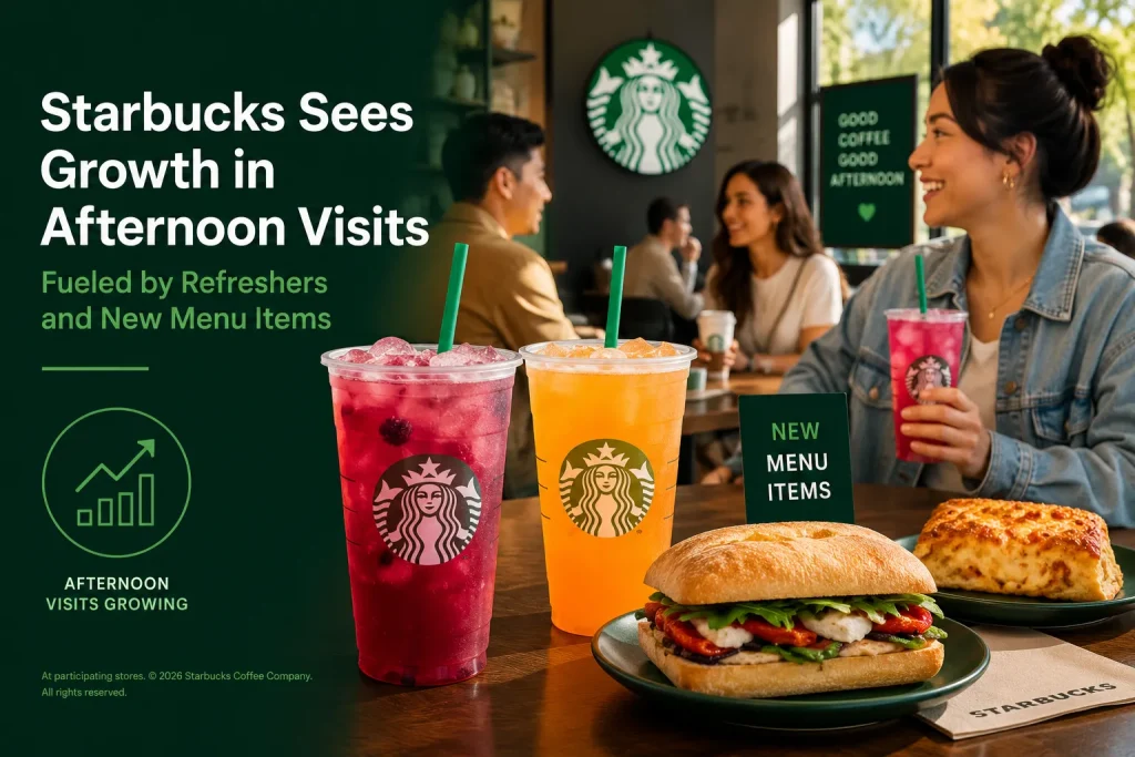 starbucks afternoon traffic growth
