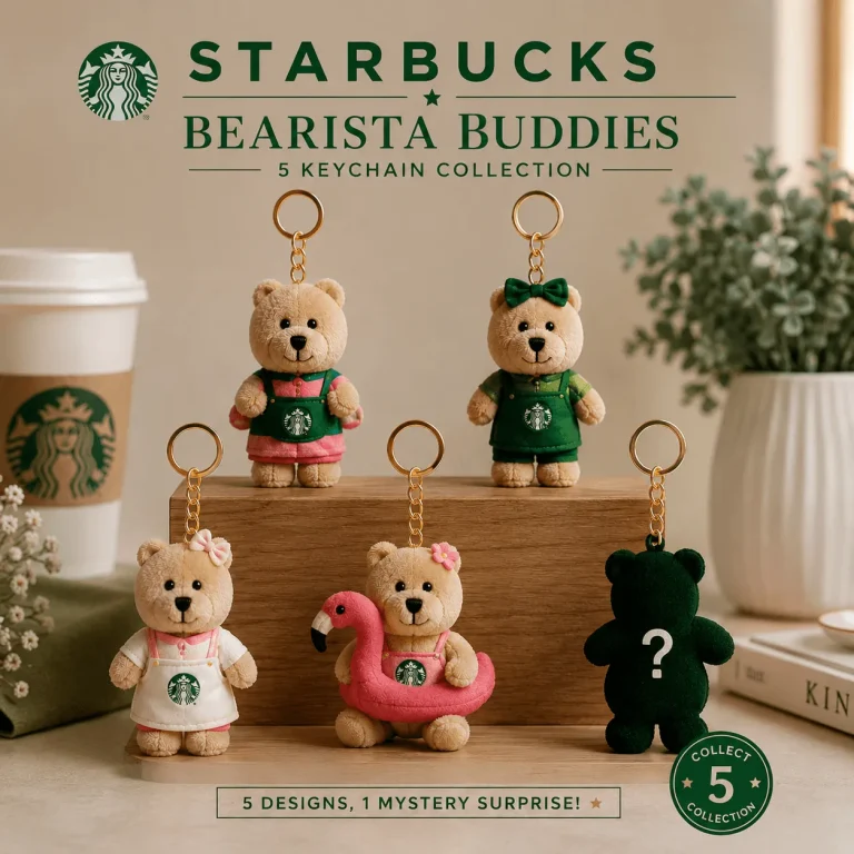 starbucks bearista buddies keychains