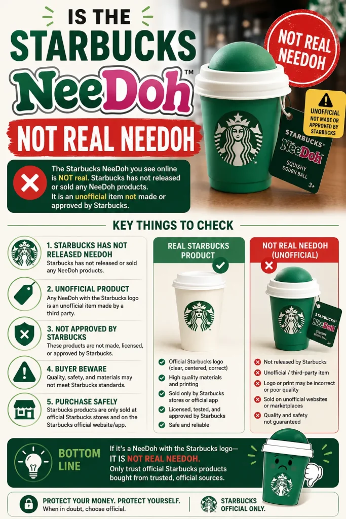 Is the Starbucks NeeDoh Real