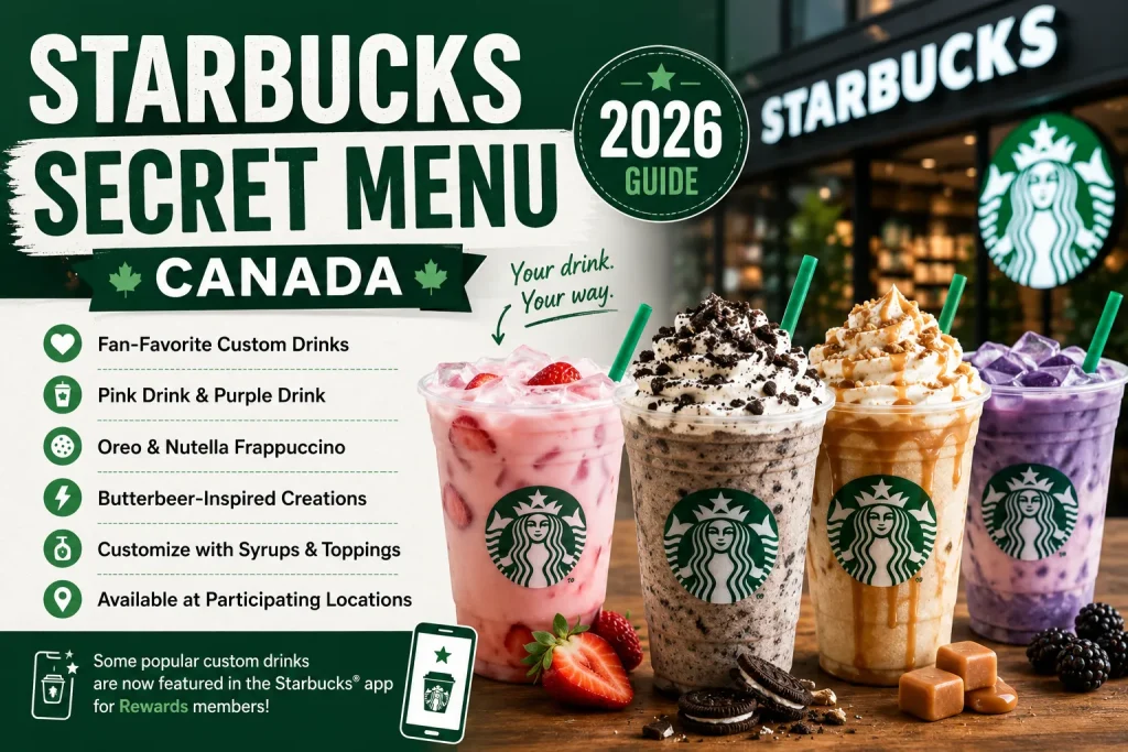 Starbucks Secret Menu Canada