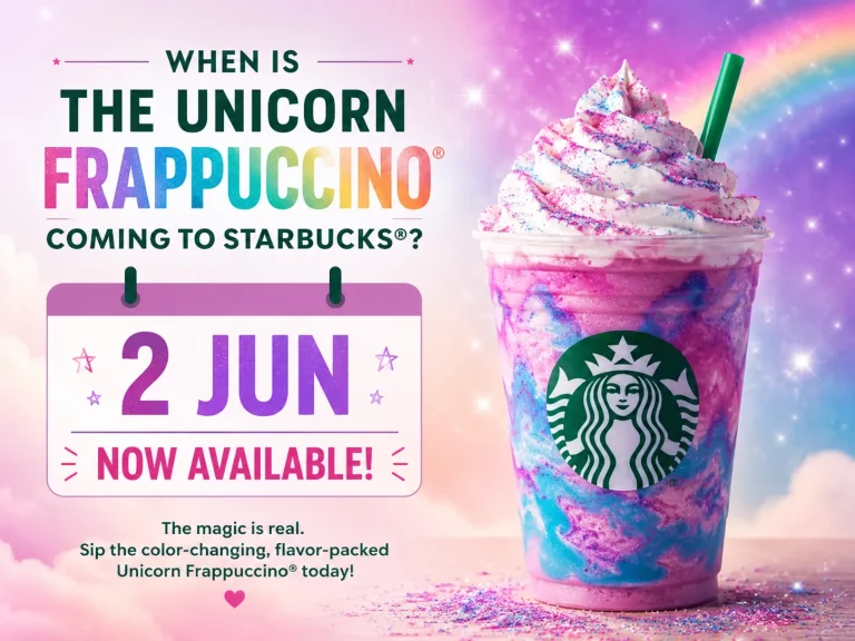 When is the unicorn frappuccino coming to starbucks