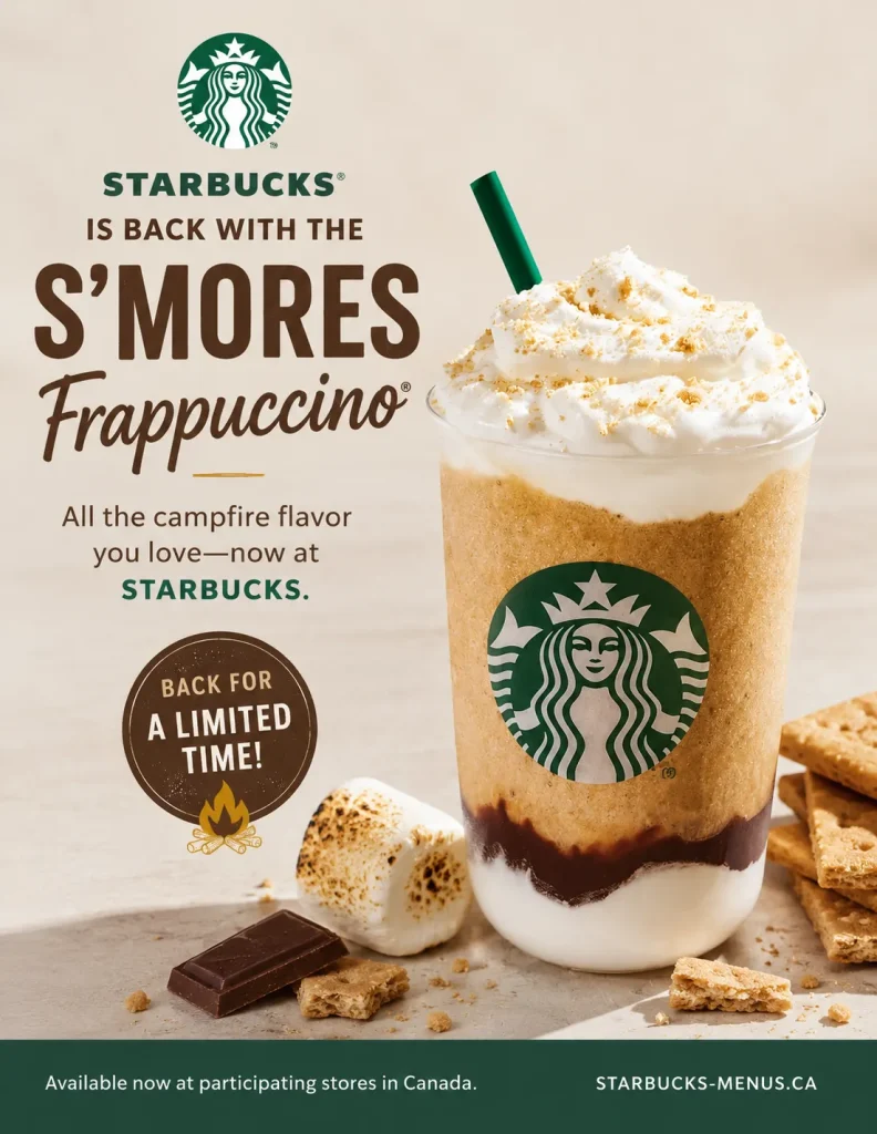 starbucks s'mores frappuccino return